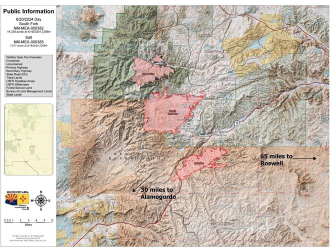 Ruidoso fire map